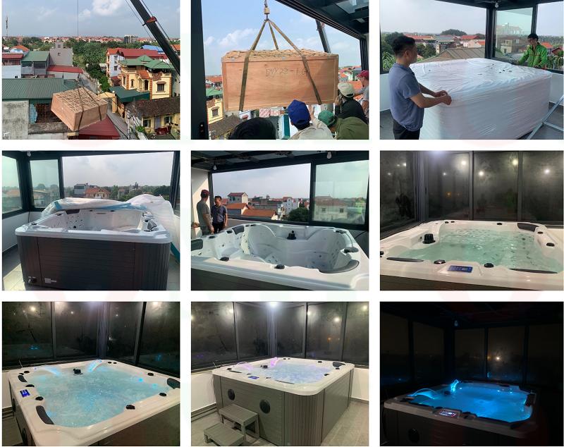 Thi công hồ jacuzzi cho khách tân bình hcm