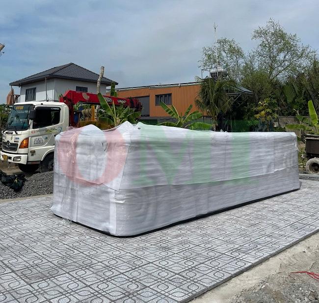 Thi công hồ jacuzzi - lắp điện nước