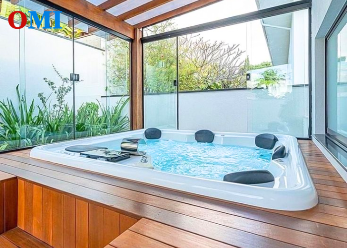 Bồn tắm sục Jacuzzi OMI - Điểm nhấn ngôi nhà Việt 