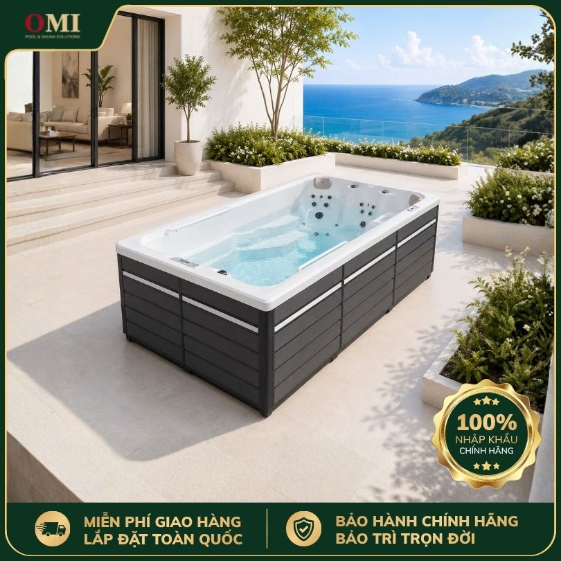 BỂ BƠI JACUZZI OMI OM-3619 DÀI 3M9 3 GHẾ TỰA