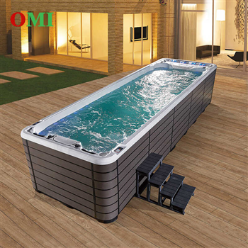 BỂ BƠI JACUZZI OMI OM-638 DÀI 8M 4 GHẾ (2 NẰM 2 NGỒI)