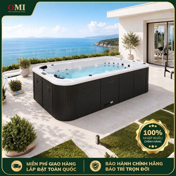 BỂ BƠI JACUZZI OMI OM-88C DÀI 3M85 6 GHẾ (5 NGỒI 1 NẰM)