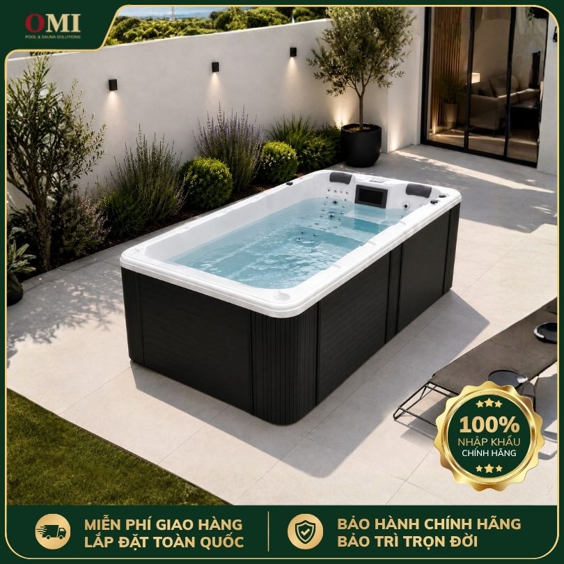 BỂ BƠI THÔNG MINH OMI OM-624 DÀI 4M2 - 2 GHẾ NẰM