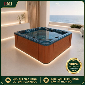 BỂ SỤC JACUZZI OMI OM-610 - 5 GHẾ (1 NẰM 4 NGỒI)