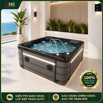 BỂ SỤC JACUZZI OMI OM-618 - 5 GHẾ (2 NẰM 3 NGỒI)