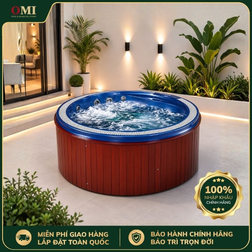 BỒN SỤC MASSAGE OMI OM-587 - 6 GHẾ