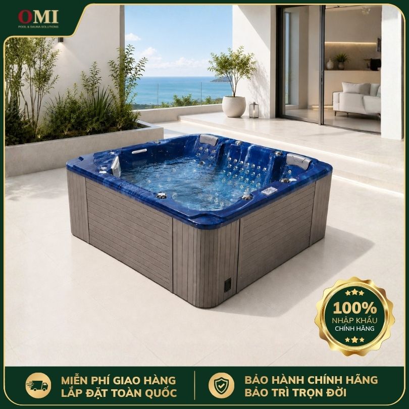 BỒN TẮM SỤC GIA ĐÌNH OMI OM-624 - 5 GHẾ SỤC MASSAGE