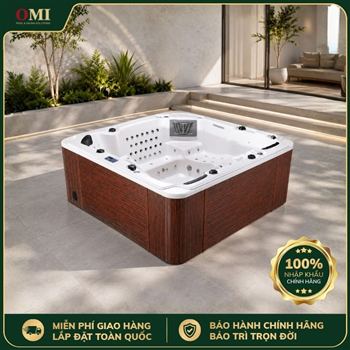 BỒN TẮM SỤC JACUZZI OMI OM-624MN - 5 GHẾ (3 NGỒI 2 NẰM)